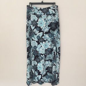 Talbots Floral Maxi Skirt